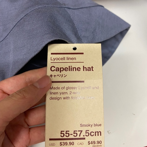 Muji new linen hat - Picture 3 of 6